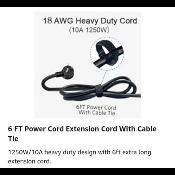 2 Pack Power Strip Surge Protector - Picture 8 of 10